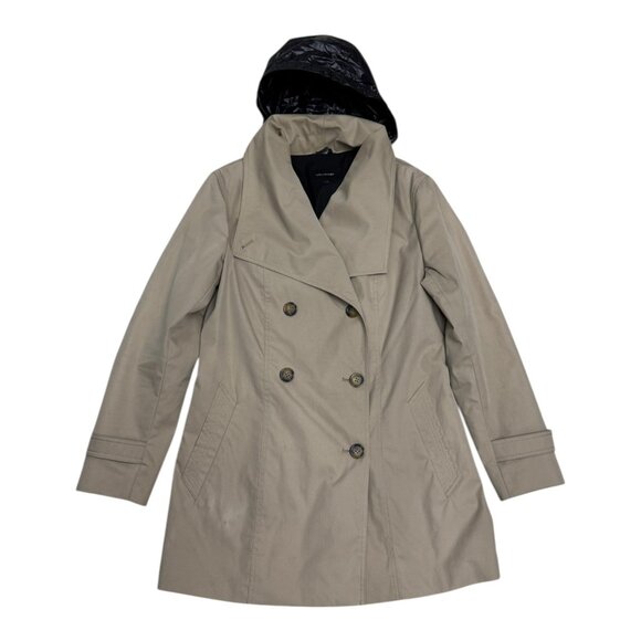 MACKAGE Luxury Designer Business Casual Trench Coat Jacket Womens Large - Picture 2 of 11
